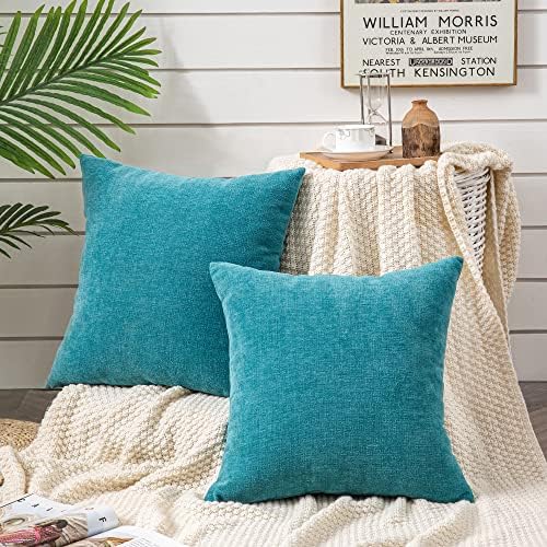 GAWAMAY Decorative Square Throw Pillow Covers 18"x18" Inch Set of 2, Super Soft - Image 2