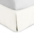 Bare Home California King Bed Skirt - 15-Inch Tailored Drop Easy Fit - Bed Skirt for Cal King Beds - Center & Corner Pleats (Cal King, Cream)