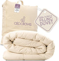 King Extra Warm 100% Fine Alpaca Duvet - Premium Cotton Cover, 6,66 lb Filling, Ideal for Winter, Breathable & Temperature-Regulating, 107 x 94 inches