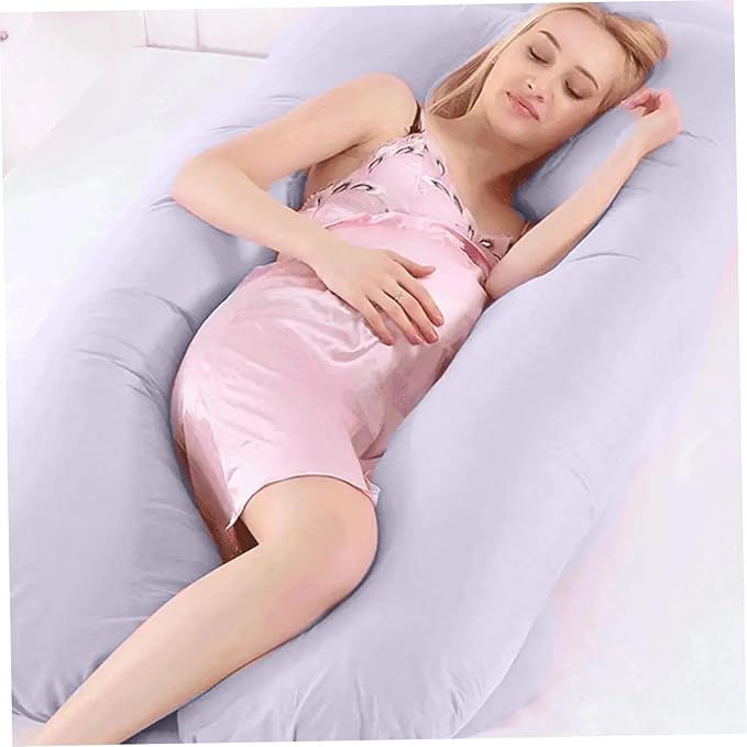 U Shaped Pregnancy Pillow, Soft & Comfortable Maternity Pillow, Washable Provides Sleep and Pregnancy Support, for Women Supplies, Maternity
