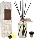 LOVSPA Reed Diffuser Set, Smoked Vanilla Scented Oil Diffuser with Sticks, Home Fragrance Accessories for Bathroom Shelf Decor, Aroma Diffusers for Home or Office Fall Decor, USA Made