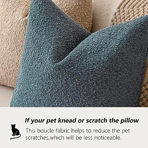 Foindtower Decorative Textured Boucle Throw Pillow Covers 16x16 Inch - Image 4