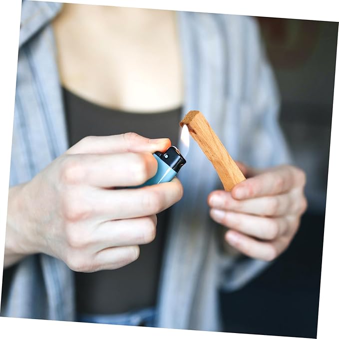 Natural Holy Wood Incense Sticks Smudge Sticks for Meditation and Relaxation Calming Aromatherapy for Purifying Air and Stress Relief in Home and Office
