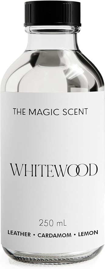 The Magic Scent Whitewood Diffuser Oil - Hotel & Home Luxury Scents Inspired by 1 Hotel Miami, Compare to My Way Diffuser Oil Scents for Home, Designed for Use in All Diffusers - 8.5 fl oz, 250 mL