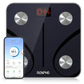RENPHO Bluetooth Body Fat Scale, Digital Weight Scale Bathroom Smart Body Composition Analyzer Wireless BMI Compact Scale Health Monitor with Smartphone APP, 396 lbs