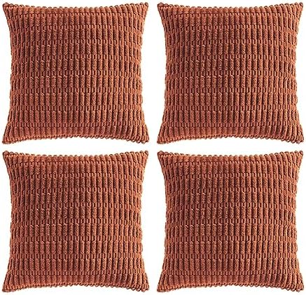 Fancy Homi 4 Packs Decorative Throw Pillow Covers by Fancy+Homi