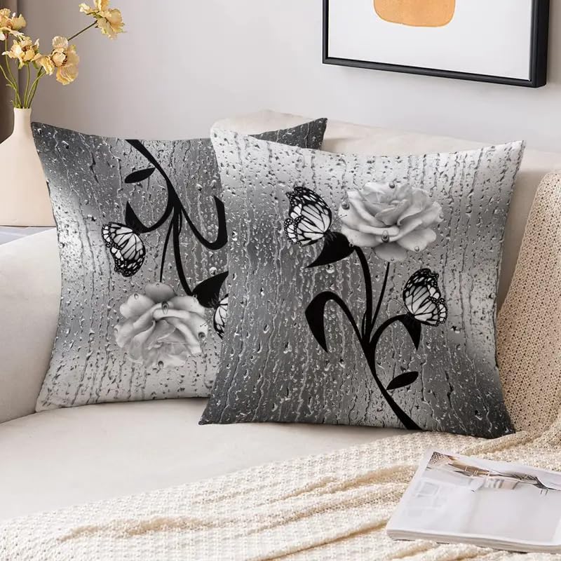 2pcs Elegant Decorative Throw Pillow Cover - Image 2