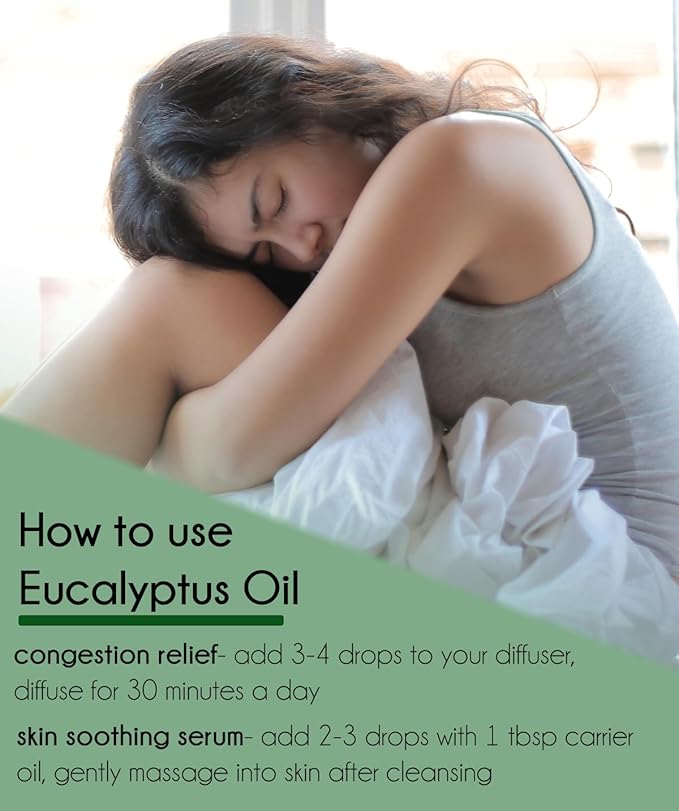 Eucalyptus 80/85 Essential Oil - 1 Gallon - Plastic Jug - 100% Pure & Uncut - GreenHealth