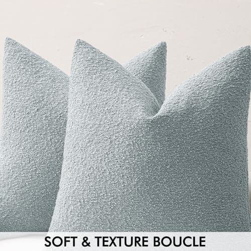 MIULEE Textured Boucle Lumbar Pillow Cover - Image 2