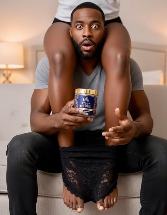 KXNG Cosmetics, Body Butter, Organic Skin Care for Men and Women, Body Moisturizer Lotions and Creams, Raw Shea Butter, Cocoa Butter, Mango, Coconut Oil, Hand, Foot, All Skin Types (Panty Dropper XL)