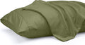Pillow Covers by Utopia Bedding - Queen Size 2-Pack – Soft Brushed Microfiber – Perfect for Hospitals, Hotels, Guest Rooms – Oeko-TEX Certified, 20x30 Inches (Olive)