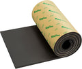 High Density Self-Adhesive Sound Insulation Acoustic Closed Cell Foam, 5.8 sqft x 0.4in Thick, 50+kg/m³ ,Sound Proof Padding, Fire/Water Resistant Acoustic Treatment Foam