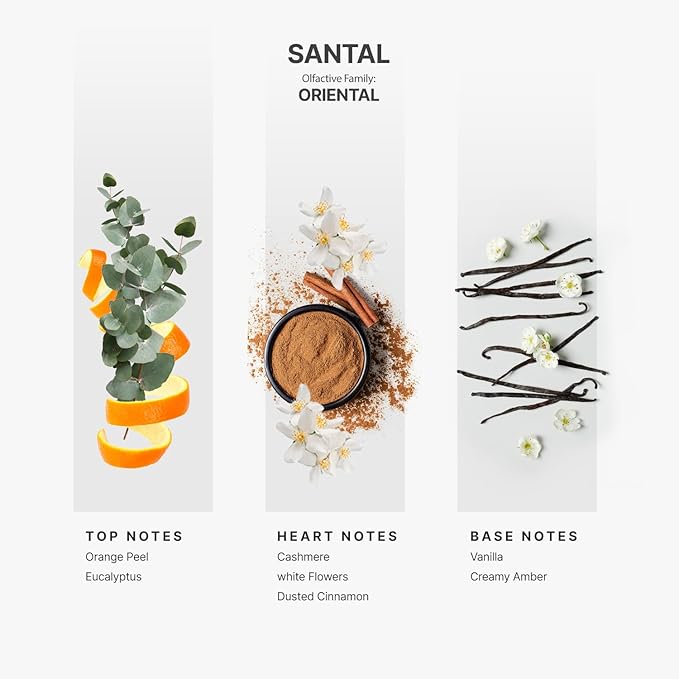 AromaPlan Hotel Scents Santal 5 Fl Oz (2 Pack), Luxury Aroma & Hotel Fragrance Diffuser Oil- Hotel Diffuser Oil for Aromatherapy- USA Made, Bigger Bottle, Bolder Aroma & Longer Lasting