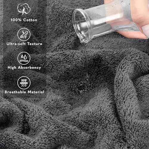 American Soft Linen 100% Cotton Luxury Turkish Towels, 35x70 XL Bath Sheet - Image 4