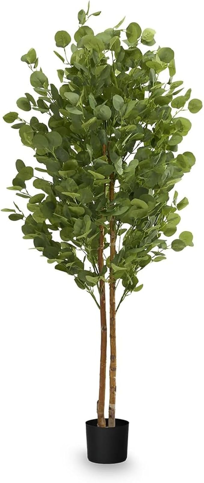 Maia Shop 5ft Artificial Eucalyptus Tree Plant for House, Apartment or Office – Realistic Fake Indoor Plants for Living Room, Kitchen, Bedroom, Entryway or Bathroom – Faux Greenery for Home Décor