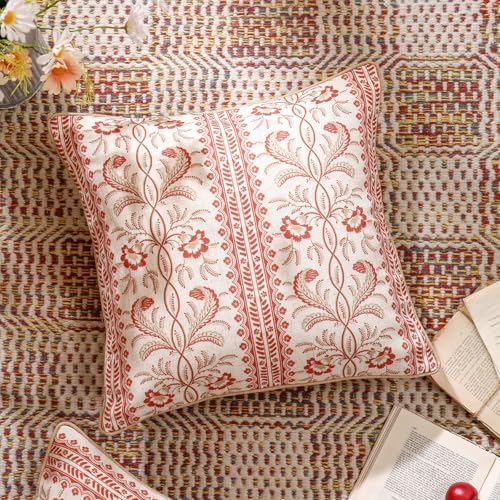 ISAENNE Designer Linen Throw Pillow Cover - Image 2