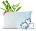 Sacred Thread Memory Foam Pillow, Adjustable Firmness, Soft, Aloe Infused - Cooling Bed Pillows for Sleeping - Back, Stomach, Side Sleeper - Rayon Cover, Machine Washable