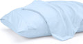 Pillow Covers by Utopia Bedding - Queen Size 2-Pack – Soft Brushed Microfiber – Perfect for Hospitals, Hotels, Guest Rooms – Oeko-TEX Certified, 20x30 Inches (Ice Blue)