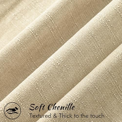 decorUhome Chenille Decorative Throw Pillow Covers 24x24 Set of 2 - Image 2