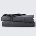 Baloo Weighted Blanket for Adults 20 lb (Midnight, 60"x80") | Cool & 100% Cotton | Machine Washable & Dryer Safe | Glass Microbead Fill