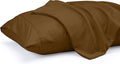 Pillow Covers by Utopia Bedding - Standard Size 2-Pack – Soft Brushed Microfiber – Perfect for Hospitals, Hotels, Guest Rooms – Oeko-TEX Certified, 20x26 Inches (Mocha)