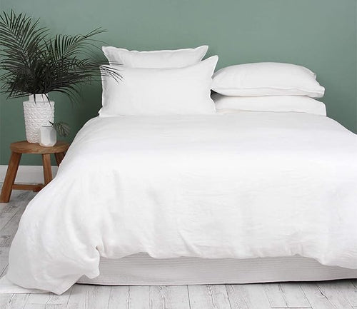 1000 Thread Count Oversized King Duvet Cover Set 100% Egyptian Cotton True Luxury Hotel Quality 1 Duvet Cover with 4 Pillow Sham - 5 Pieces Comforter Cover with Zipper Closure (White)