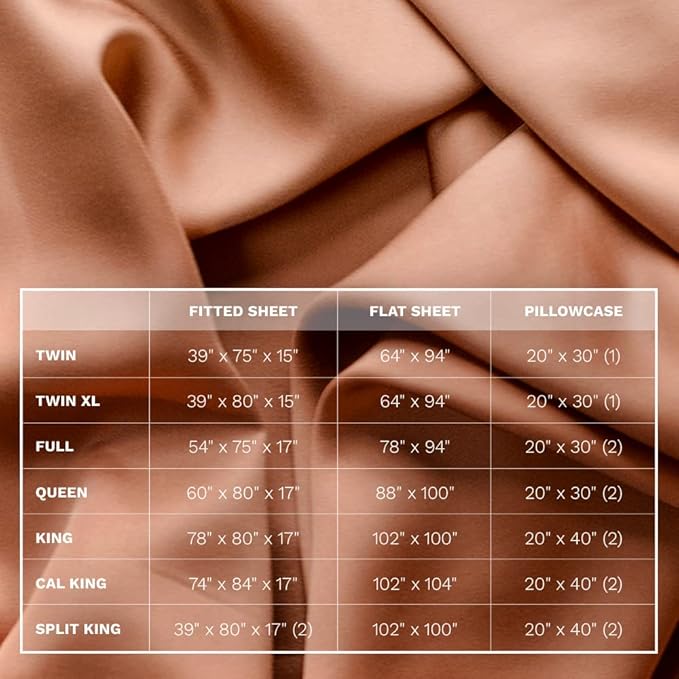 LUXOME Luxury Sheet Set | 100% Rayon (Viscose) from Bamboo | Full Size - Terracotta | Deep Pockets | 4-Piece Set (Fitted, Flat, 2 Pillowcases)
