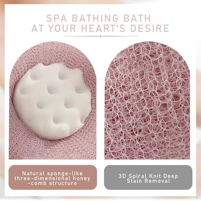 Super Soft Sunflower Suction Cup Bath Ball, ponge Mesh Pouf Shower Ball for Women, Men Shower,2024 Upgraded 2-in-1 Sunflower Bath Ball,Exfoliating Bath Sponge Cleaning Brush. (Purple+Yellow)