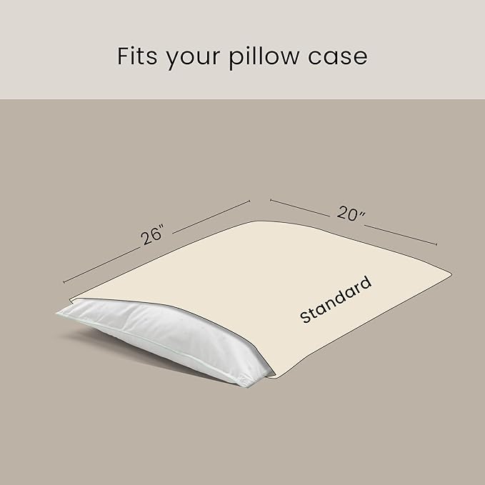 FOSSFLAKES Nordic Sleep, Bed Pillow Hypoallergenic Supportive with Down Alternate, Breathable and Machine Washable, Ideal for Side and Back Sleepers (White Medium Low, Standard)
