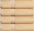 Towel and Linen Mart 4 Pieces Bath Towel Sets - Beige - Soft Feel Luxurious,Quick Dry, Extra Absorbent, 100% Ring Spun Cotton 600 GSM (27 x 54) by T+%26+L+Towel+and+Linen+Mart