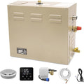 Steam shower generator,18kw Household-Commercial,Steam shower generator kit,with self-draining system,Temperature adjustable 95-131°F,Applicable space 560～735ft3(18KW)