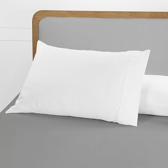Pillow Covers by Utopia Bedding - Queen Size 24-Pack – Soft Brushed Microfiber – Perfect for Hospitals, Hotels, Guest Rooms – Oeko-TEX Certified, 20x30 Inches (White)