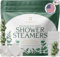 Yareli Shower Steamers for Sinus Relief, 12 Pack, for Women and Men - Aromatherapy and Self Care - Eucalyptus Mint