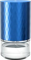 Airversa Waterless Diffuser Essential Oil 100ml Capacity Scent Air Machine for Home Aromatherapy Premium Metal Nebulizer Battery Operated 3 Mist Settings Timers Color Light AN5(Blue)