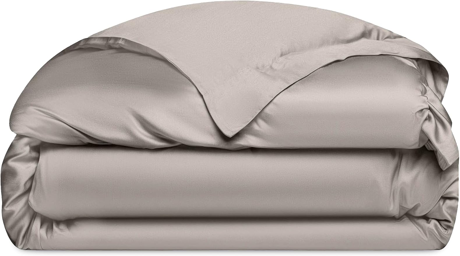 Cozy Earth Luxury Duvet Cover King - 100% Viscose from Bamboo - Ultra-Soft, Cooling & Lightweight Duvet Cover - Temperature-Regulating Bedding with Concealed Zip & Interior Snap Closures - Driftwood