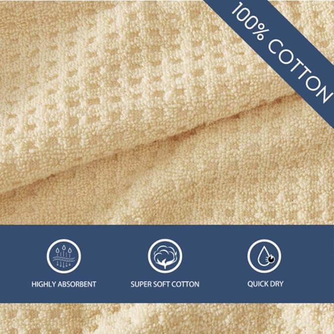 Tommy Bahama - Bath Towels, Highly Absorbent & Soft Bathroom Essentials, Low Linting & Fade Resistant, Oeko-Tex Certified (Northern Pacific Sun Yellow, 6-Piece)