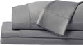 SHEEX - Original Performance Sheets Set (King/California King) Graphite - Cooling Sheets - Moisture Wicking - 1 Flat Cooling Sheet, 1 Fitted Cooling Sheet, 2 Pillow Covers - Wrinkle Free - Sleep Aid