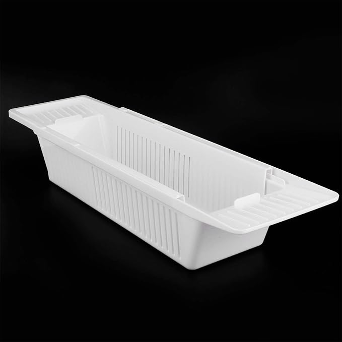 Expandable Bath Tray, Bath Shelf Tray Bathtub Bathroom Organizer Storage Tub Shelf Bathroom Accessories for Candle Towel Book Phone ﻿