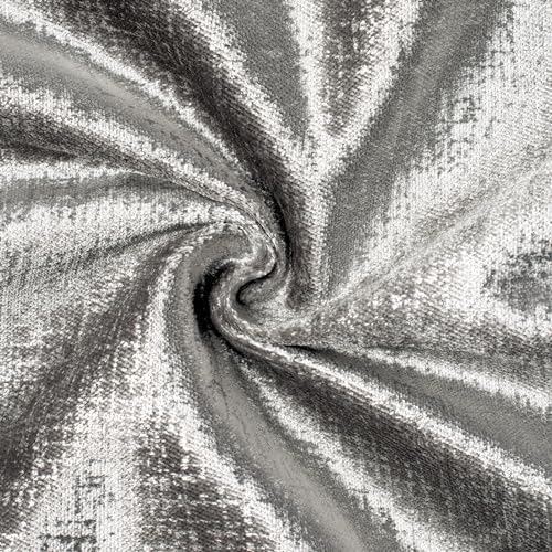 Phantoscope Pack of 2 Sparkling Velvet Decorative Solid Throw Decorative Pillow - Image 4