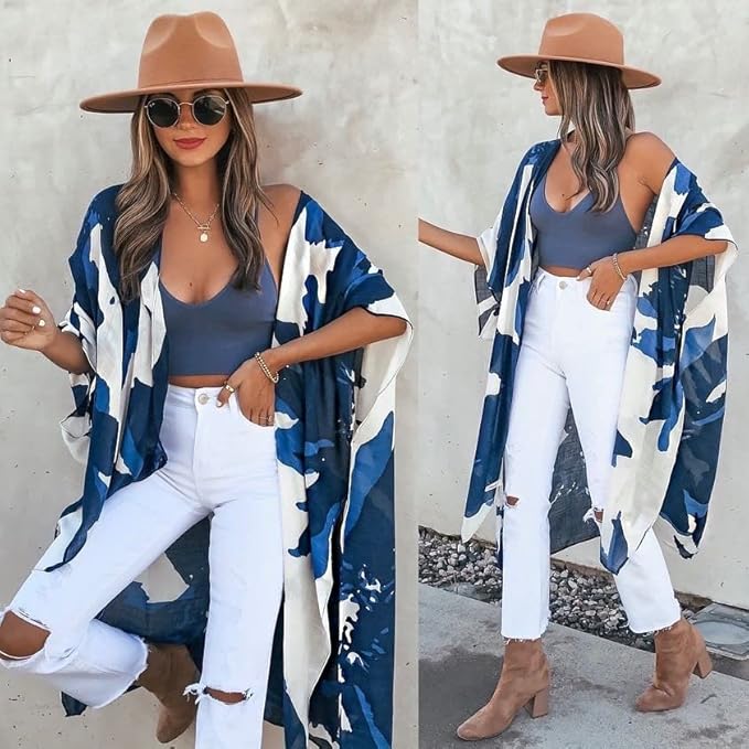 Moss Rose Women Summer Bikini Kimono Bathing Suit Cover Ups for Swimwear