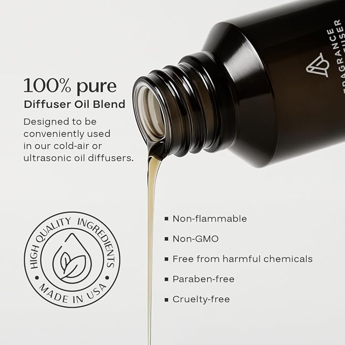 AromaPlan Hotel Scent Diffuser Oil Apple Pie 5 Fl Oz (148ml) Fall Collection– Luxury Hotel & Home Fragrance Oil - Non Toxic - Made in USA - Bigger Bottle, Bolder Aroma & Longer Lasting