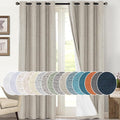 PrinceDeco Blackout Curtains 108 Inches Long 2 Panels Set for Bedroom Noise Reducing Window Treatment Drapes for Nursery Living Room Grommet Full Blackout Curtains with White Liner,Cobblestone