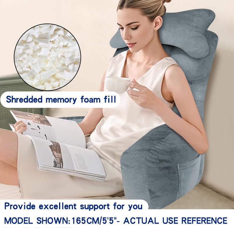 YDCEULARDOH Reading Pillow for Bed Adult – Large Bed Pillow - Image 2