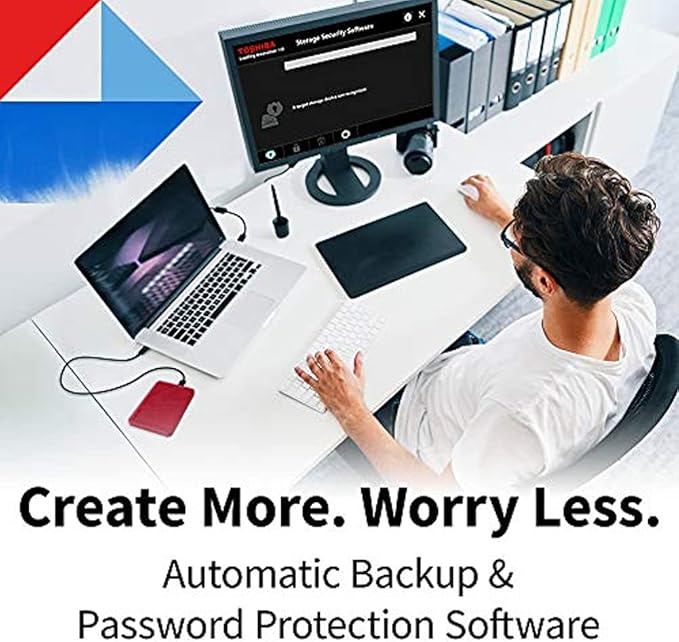 Toshiba Canvio Advance 2TB Portable External Hard Drive USB 3.0, Green - HDTCA20XG3AA