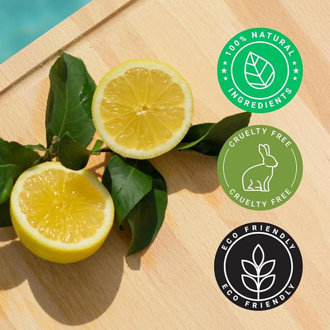 GreenHealth Lemon Essential Oil (Spain) – 1 Gallon – 100% Pure & Uncut – Cold-Pressed Citrus Oil for Aromatherapy, Cleaning & DIY