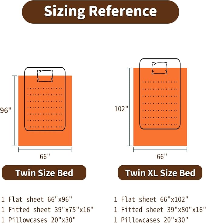 LBRO2M 1000 Thread Count 100% Egyptian Cotton Sheets Set Twin XL, 3 Piece Sets Bed Sheet Deep Pocket Sheet Set 16" Soft Comfortable All Season (Twin XL, Lake Green)