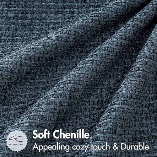 MIULEE Decorative Couch Throw Pillow Covers 20x20 Inch Navy Blue 2 Pack - Image 6