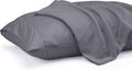 Utopia Bedding Pillow Cases Queen Size 2-Pack – Soft Brushed Microfiber – Envelope Closure – Perfect for Hospitals, Hotels, Guest Rooms – Oeko-TEX Certified, 20x26 Inches (Grey)