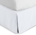 Bare Home Twin XL Bed Skirt - 15-Inch Tailored Drop Easy Fit - Bed Skirt for Twin Extra Long Beds - Center & Corner Pleats (Twin XL, White)