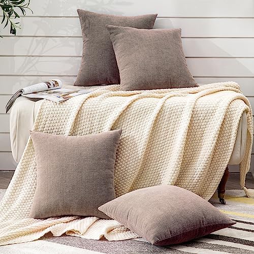 GAWAMAY Decorative Square Throw Pillow Covers 18"x18" Inch Set of 4, Super Soft - Image 4